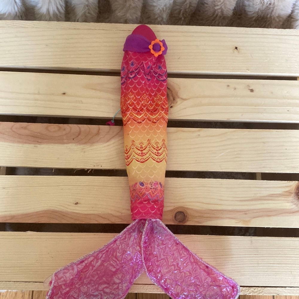 Barbie surfboard/mermaid tail